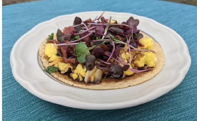 Farmers Market Breakfast Taco