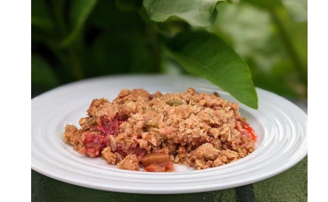 Strawberry Rhubarb Crisp