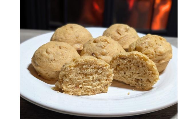 Maple Walnut Mini Muffins